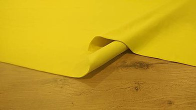 Textil - Teplákovina - cena za 10 cm (Žltá Svetlá) - 12206211_