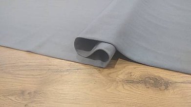 Textil - Teplákovina - cena za 10 cm (Sivá) - 12206262_