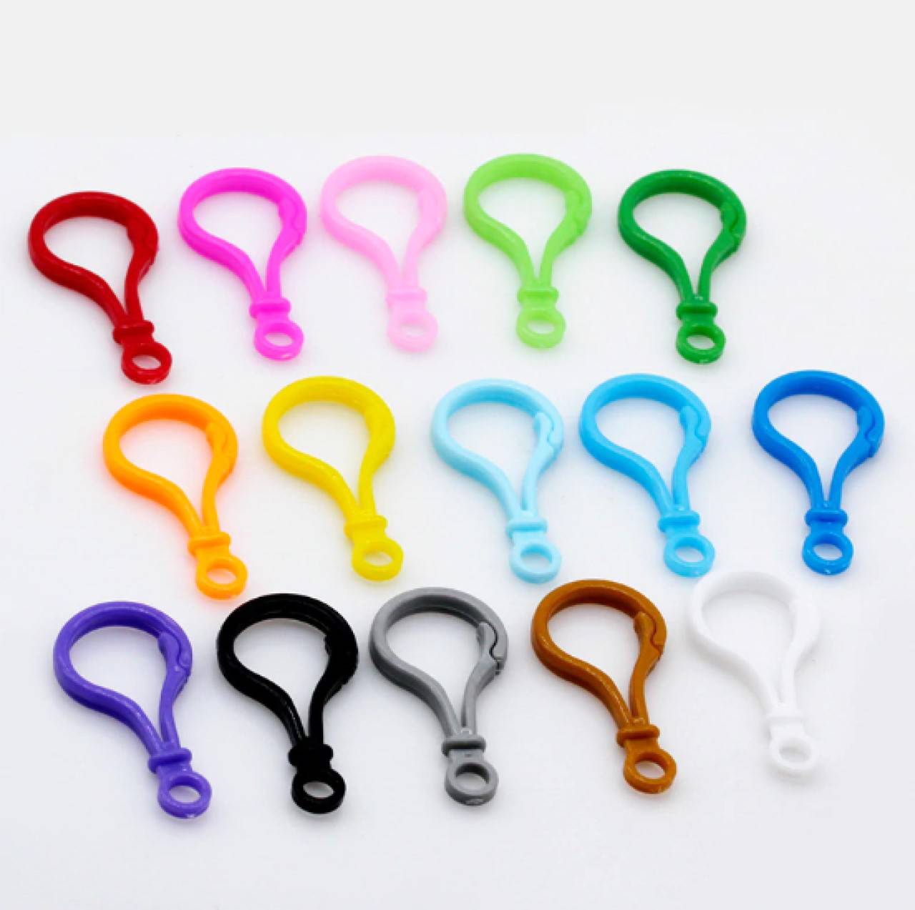 KL108 Plastový klip / zapínanie 2,5 x 5 cm