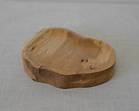 Nádoby - Drevená misa z dubového masívu (26 x 4cm) - 12210892_
