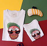 Topy, tričká, tielka - Set tričiek  - dámske tričko + body pre dieťa ♥ - OčiPuči mámnaháku Čičianko - 12214011_