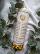 Sviečky - 1. sv. prijímanie - dar pre kňaza (text obojstarnne) - 12214627_