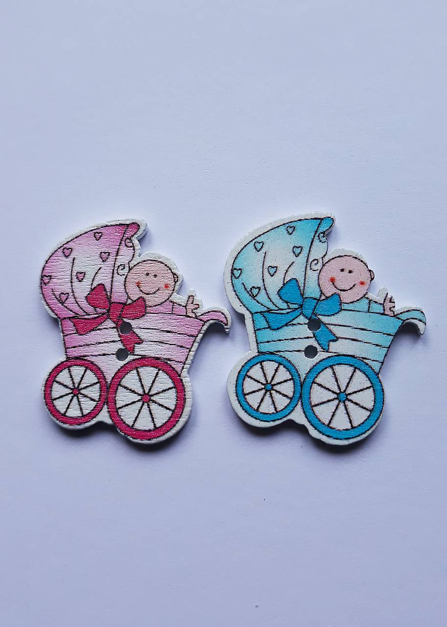 G104 Gombík drevený kočiarik