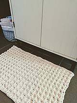 Úžitkový textil - Háčkované koberčeky do kúpeľne - 12217775_