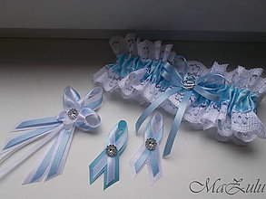 Svadobné pierka - svadobné ozdoby v modrom - 12216514_