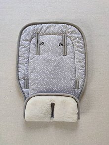 Detský textil - Vlnienka podložka do kočíka Baby Design Dotty 100 % Merino Top Super wash Trojuholníčky - 12217019_