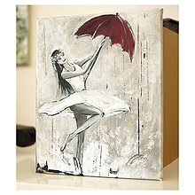 Obrazy - Tanec v daždi - 12218037_