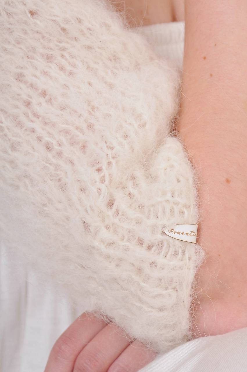 Krátke bolerko Simple (alpaca, merino vlna)