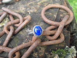 Prstene - Strieborny prsteň Ag 925 Lapis Lazuli - 12220647_