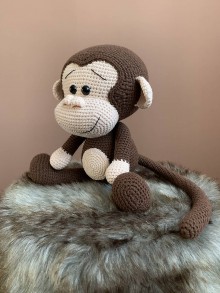 Hračky - opičiak MAX - hnedý - 12226002_