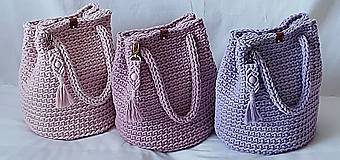 Kabelky - Kabelka/taška z kvalitných šnúr Gabi Elegant - vyskladaj si kabelku  (Kabelka/taška z kvalitných šnúr Gabi Elegant - vyskladaj si kabelku - prírodná (natural)) - 12226602_