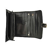 Pánske tašky - Kožená taška, viacúčelové púzdro v čiernej farbe - 12228437_