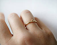 Moderní prstýnek Liana GOLD