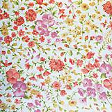 Textil - pevné dekoračné plátno Lúčne kvety - 12231273_