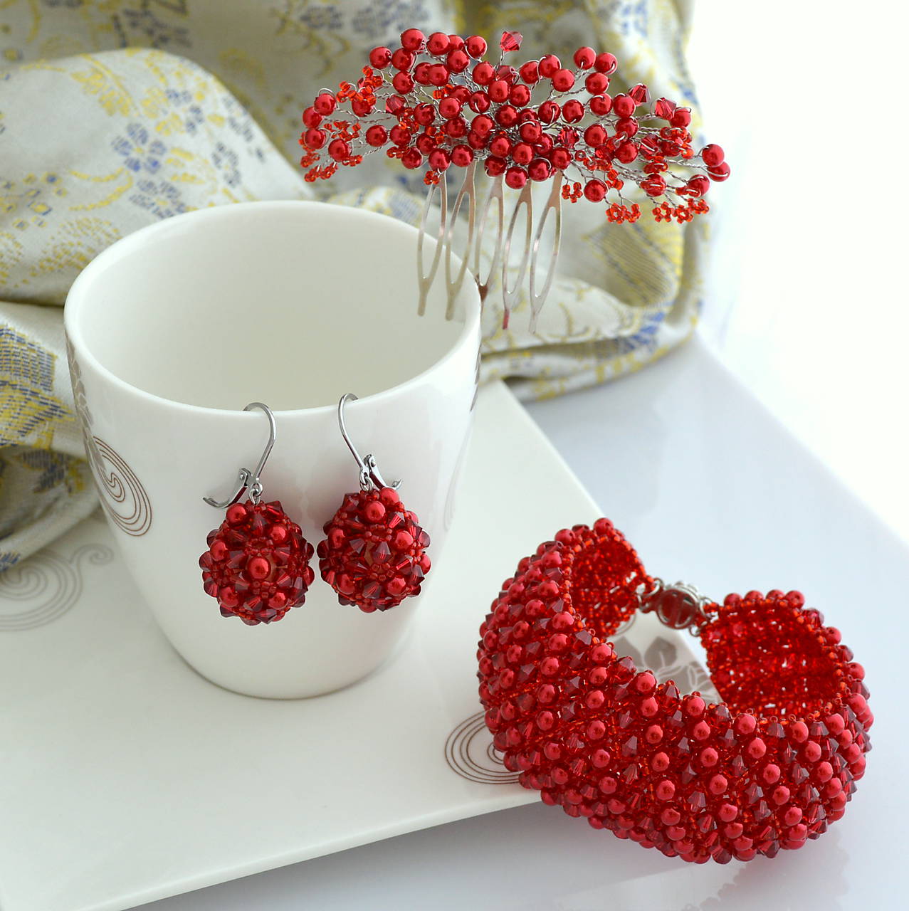 Perlový set na redovy (chirurgická oceľ)