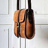 Pánske tašky - Pánska brašňa Antique leather messenger - 12232089_