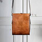 Pánske tašky - Pánska brašňa Antique leather messenger - 12232092_