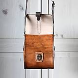 Pánske tašky - Pánska brašňa Antique leather messenger - 12232096_