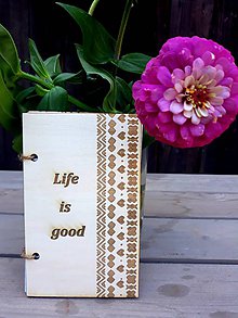 Papiernictvo - Zápisník Life is good A6 - 12234284_