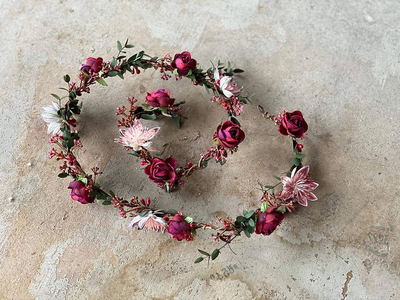 Kvetinový pletenec "kým vychladne čaj" 