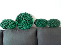Úžitkový textil - CLOUD vankúšik (Forest zelený) - 12237104_
