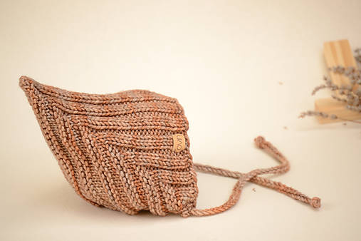  - Detská pixie čiapočka LEYA, 100% merino (LEYA) - 12240897_