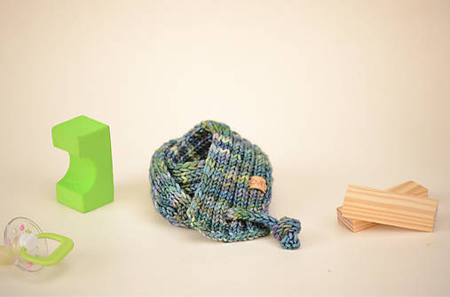 Detské doplnky - Detský šálik LEYA, 100% merino (THEO) - 12241130_
