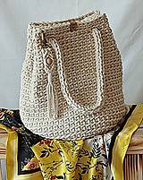 Kabelka/taška z kvalitných šnúr Gabi Elegant - vyskladaj si kabelku  (Kabelka/taška z kvalitných šnúr Gabi Elegant - vyskladaj si kabelku - prírodná (natural))