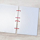 Papiernictvo - MADEBOOK zošit A5 - RETRO ružový - 12246578_