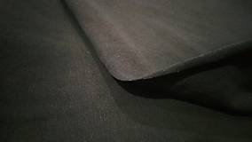 Textil - Úplet - Čierny - cena za 10 cm - 12246495_