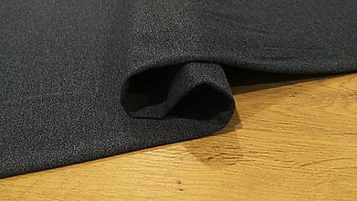 Textil - Úplet - Tmavo šedý melírový - cena za 10 cm - 12246502_