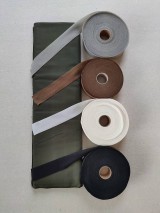 Textil - VLNIENKA výroba na mieru 100 % bavlna návliečky / deky / podložky/  GREENER Khaki zelená - 12253600_