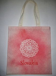 Nákupné tašky - Plátená maľovaná taška Slovakia - 12253160_