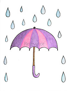 Kresby - Kresby Jeseň je sen (dáždnik) - 12254214_