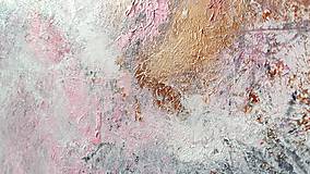 Obrazy - Pink garden, 150x120, abstraktný obraz - 12258843_
