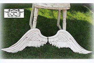 Dekorácie - Velké anjelské krídla "White" - 12261369_