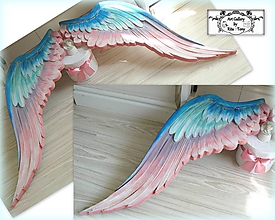 Dekorácie - Velké krídla "Mix colours" - 12261438_
