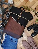  - Batoh Rolltop - Take me out (100% bavlnený kanvas + dubový korok) - 12263275_