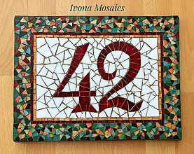 Tabuľky - Mozaikové číslo domu - 12267469_