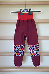 Detské oblečenie - softshellové nohavice 98/104 - 12267808_