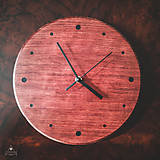 Hodiny - Africana - Bubingové drevené hodiny - 12268883_