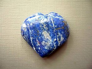 Minerály - Srdíčko - lapis lazuli 30 mm, č.14f - 12270087_