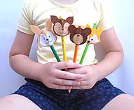 Detské doplnky - Dekorácie na ceruzky: (Les) - 12275556_