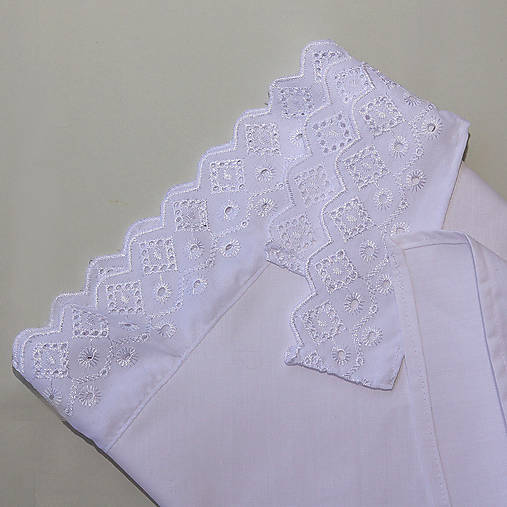 Šatka bavlenená s čipkou na čepčenie/redový tanec