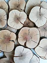  - Drevené pláty veľké nepravidelné - priemer 9 -11 cm - 12274789_