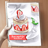 Papiernictvo - Receptár - jahodový zákusok - 12276073_