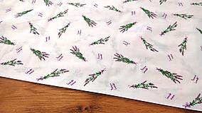 Textil - Bavlnená látka - Provence Lavander- cena za 10 centimetrov - 12283225_