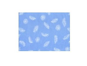 Textil - 100% bavlna-sýpkovina SULPA modrá s bielymi pierkami, š. 142 cm - 12283847_