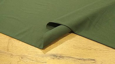 Textil - Teplákovina - cena za 10 cm (Zelená) - 12287111_