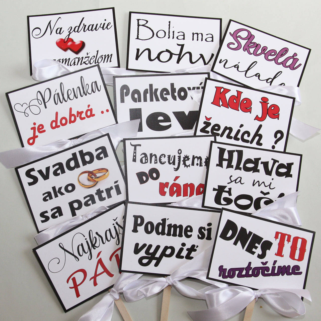 Rekvizity na fotenie set B